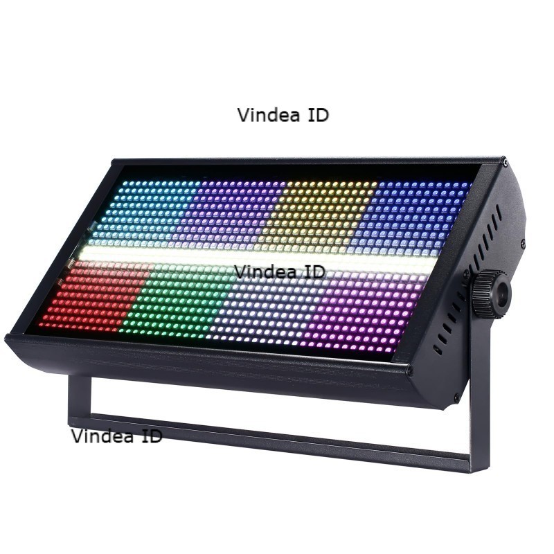 Lampu Sorot Panggung LED Strobo RGBW DMX512 Elektrik Lampu Disco Pesta Musik

