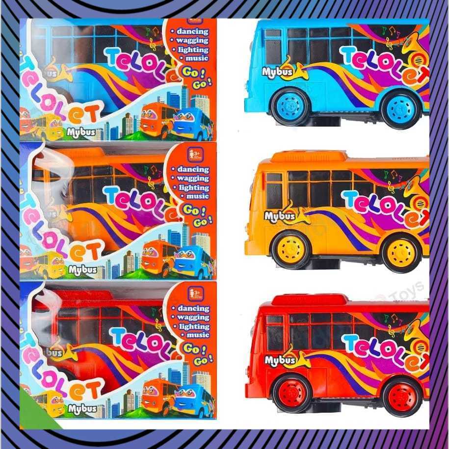 COD PROMO COD MAINAN MOBIL MINI BUS OLENG DAYO MUSIC LAMPU BP8000 / Mainan Bus Dayo / Mainan Anak La