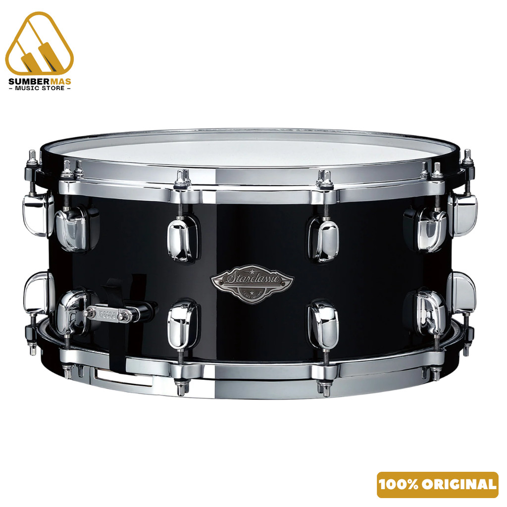 TAMA MBSS65-PBK Starclassic Performer 14x6.5inch Snare Drum, Piano Black - Senar Drum