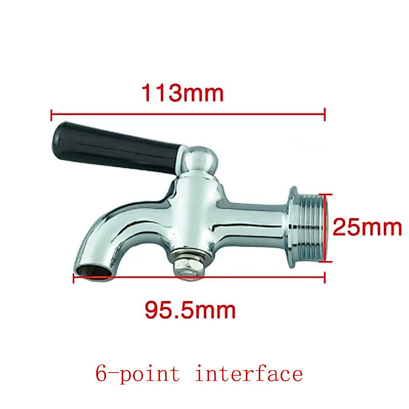High Temperature Faucet 4 minutes/6 Separate Water Tank Hot Water Bucket Water Boiler Hot Water