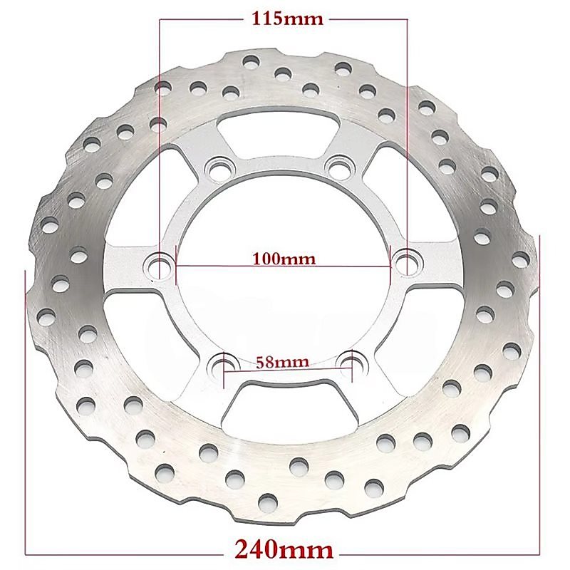 FOR KAWASAKI KLX250S KLX 250S 2008 2009 2010 2011 TO 2018 2019 2020 KLX 250 S MOTORCYCLE REAR BRAKE