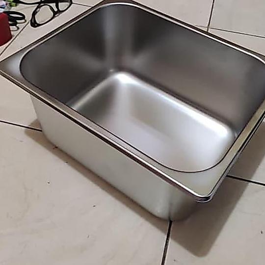 Deep Fryer Pan Penggorengan Kotak Wajan Kotak Stainless