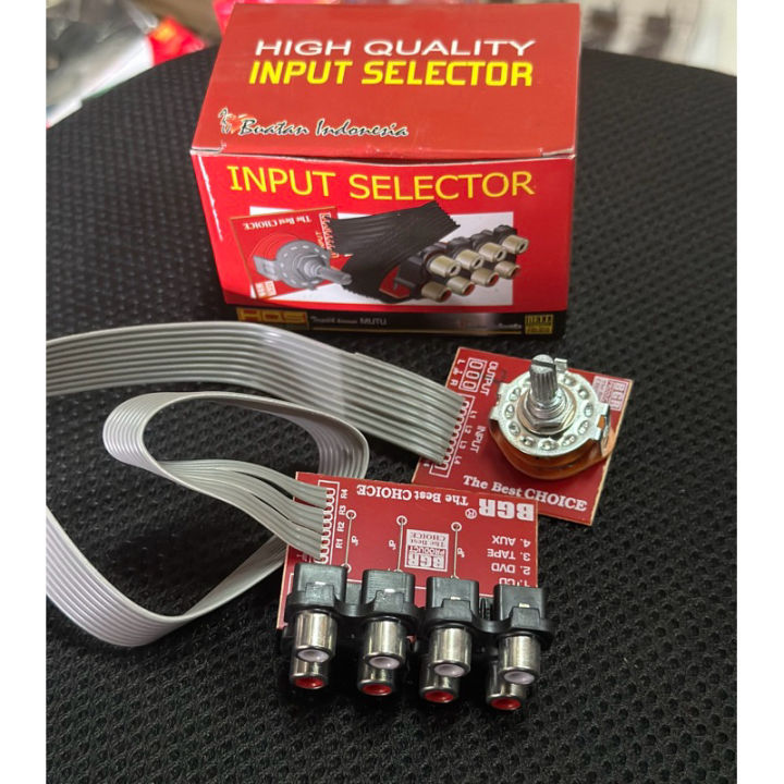 Kit Input Selector Audio 4 RCA Bell