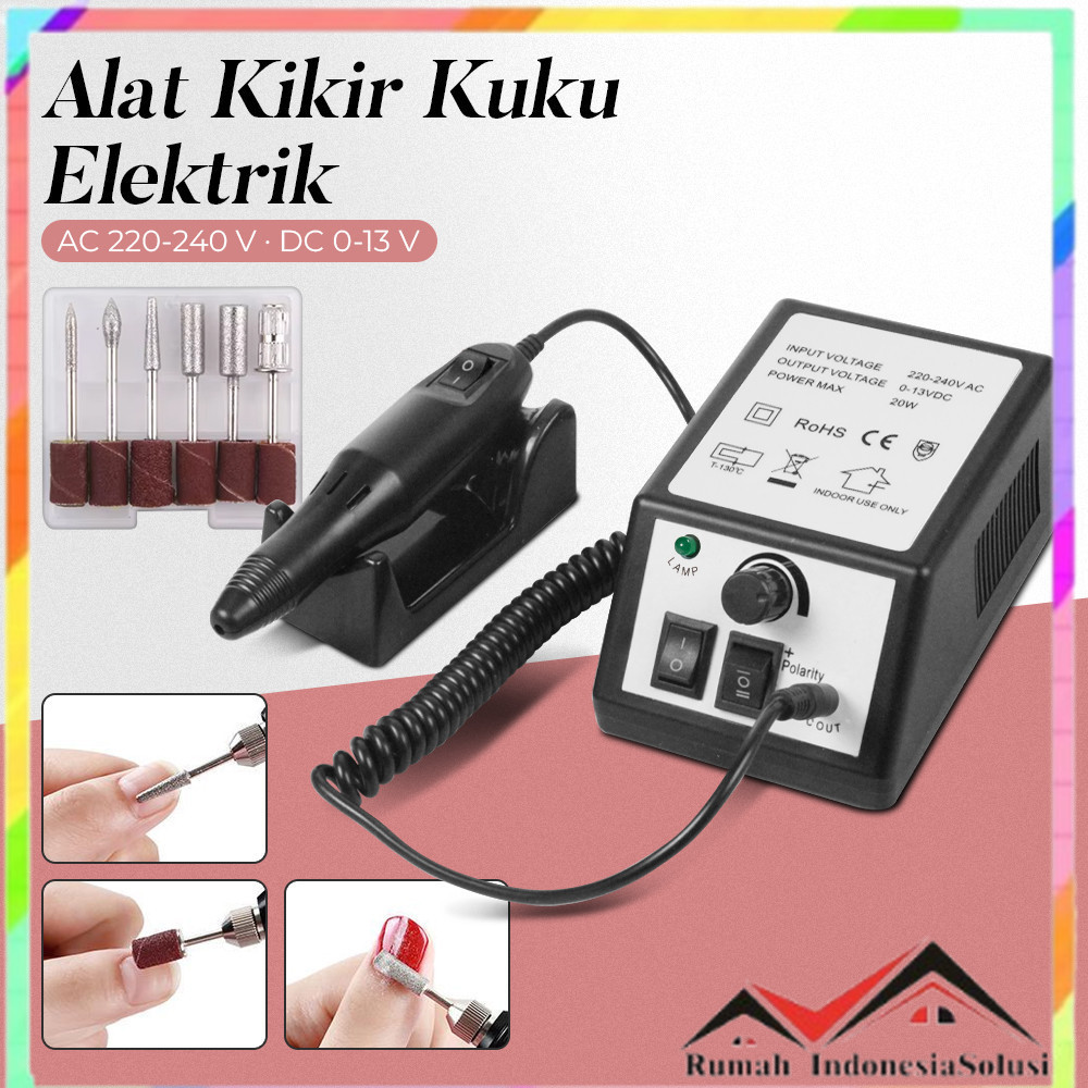 

- Sina Set Alat Kikir Kuku Elektrik Nail Machine Manicure Pedicure - 2000 -