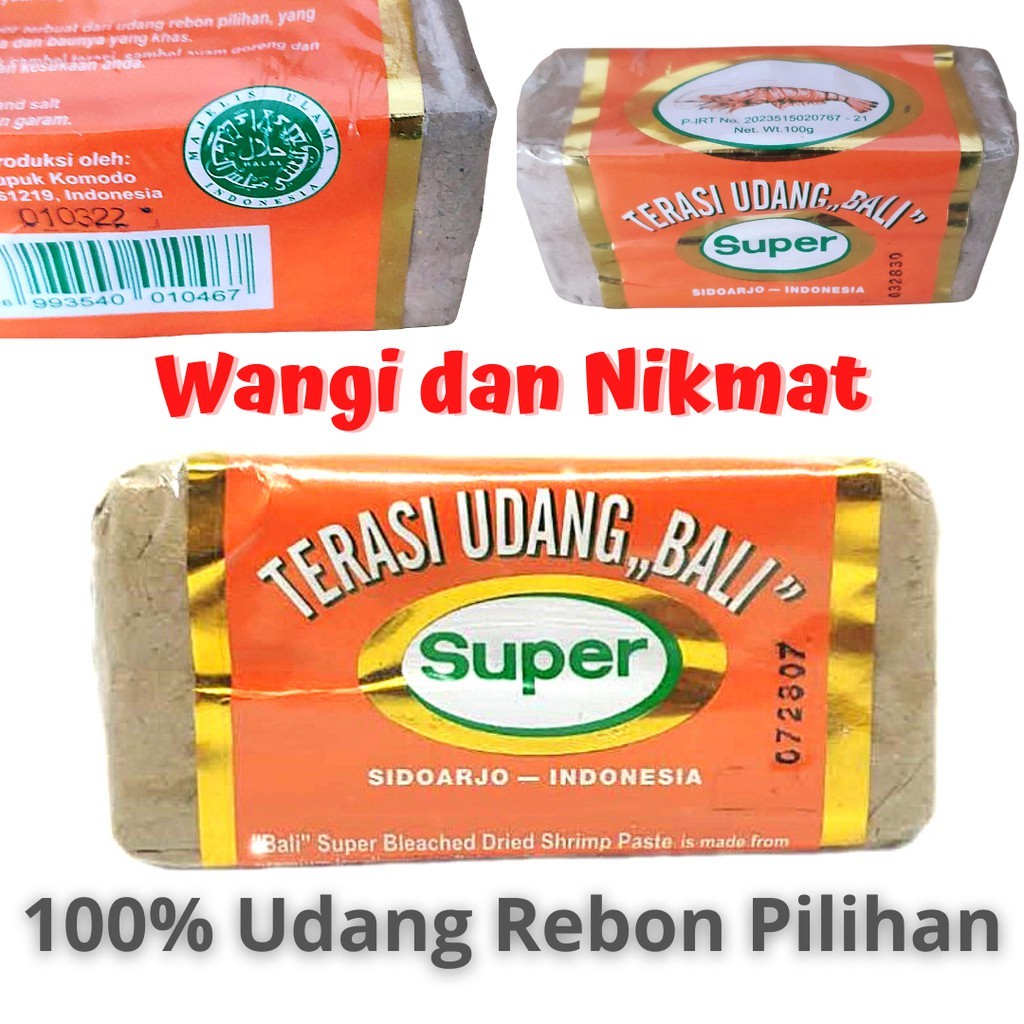

Terasi Udang BALI SUPER Kecil 100g