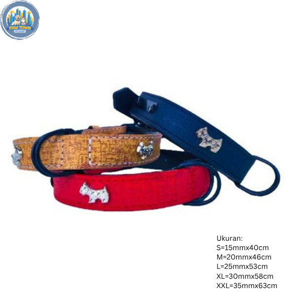 KALUNG ANJING PREMIUM - COLLAR ANJING MOTIF ANJING - DOG COLLAR