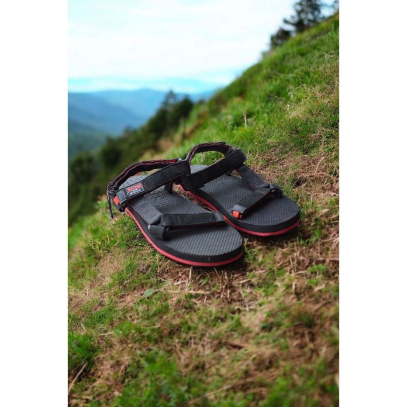 Sandal Outdoor Hitam 3second - Sandal Gunung Pria Obral