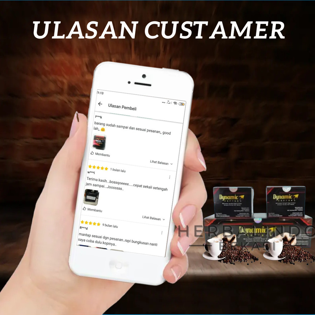 

JAMIN MURAH !!!Kopi Dynamic Dinamic Dinamik 30 Sachet Original(BISA LANGSUNG ORDER)