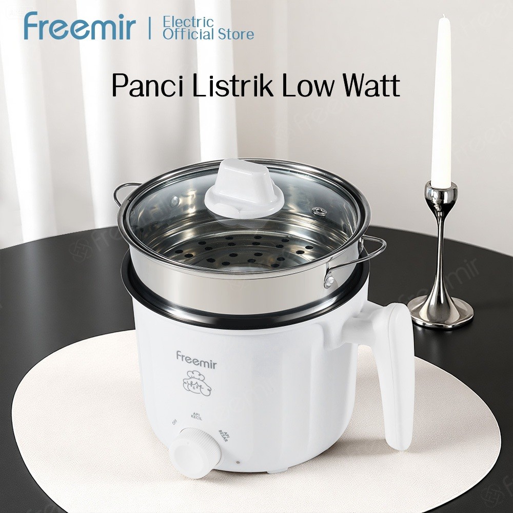 Panci Mini Elektrik  Anti Lengket Serbaguna Berkukusan Stainless Steel new