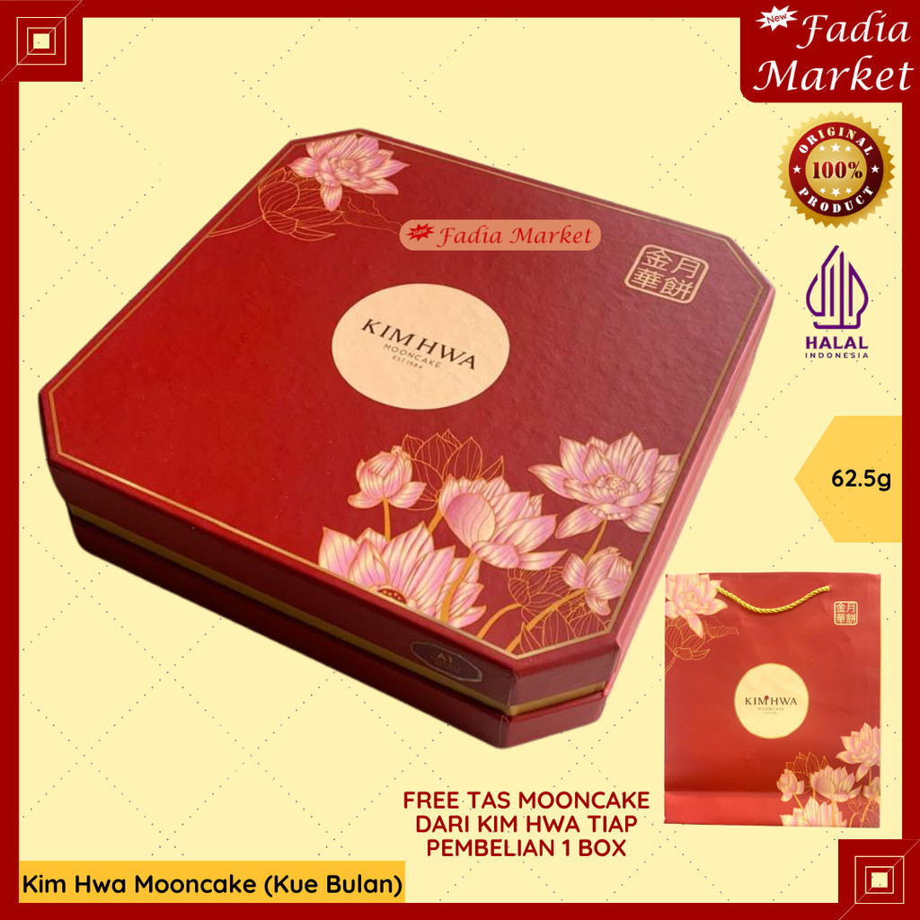 Kim Hwa Mooncake Kue Bulan Chung Chiu Pia 4pcs/Box – Aneka Rasa Asli Premium