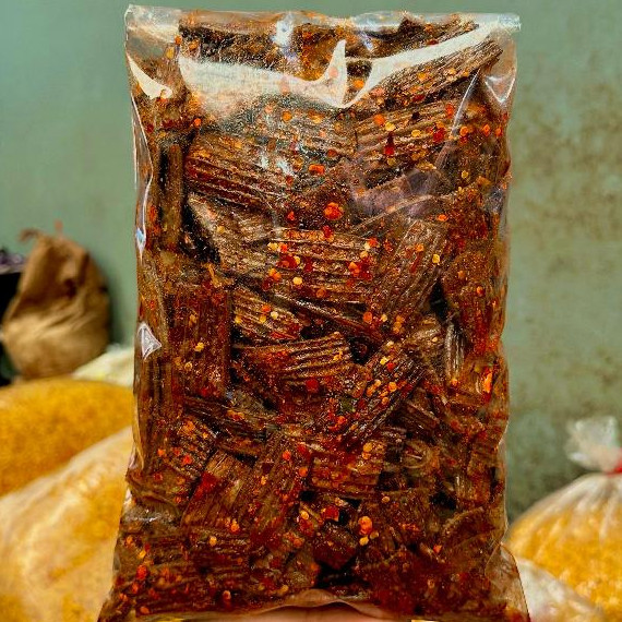 

SEBLAK SEBRING KERUPUK JENGKOL KEMASAN 500gr PEDAS GURIH