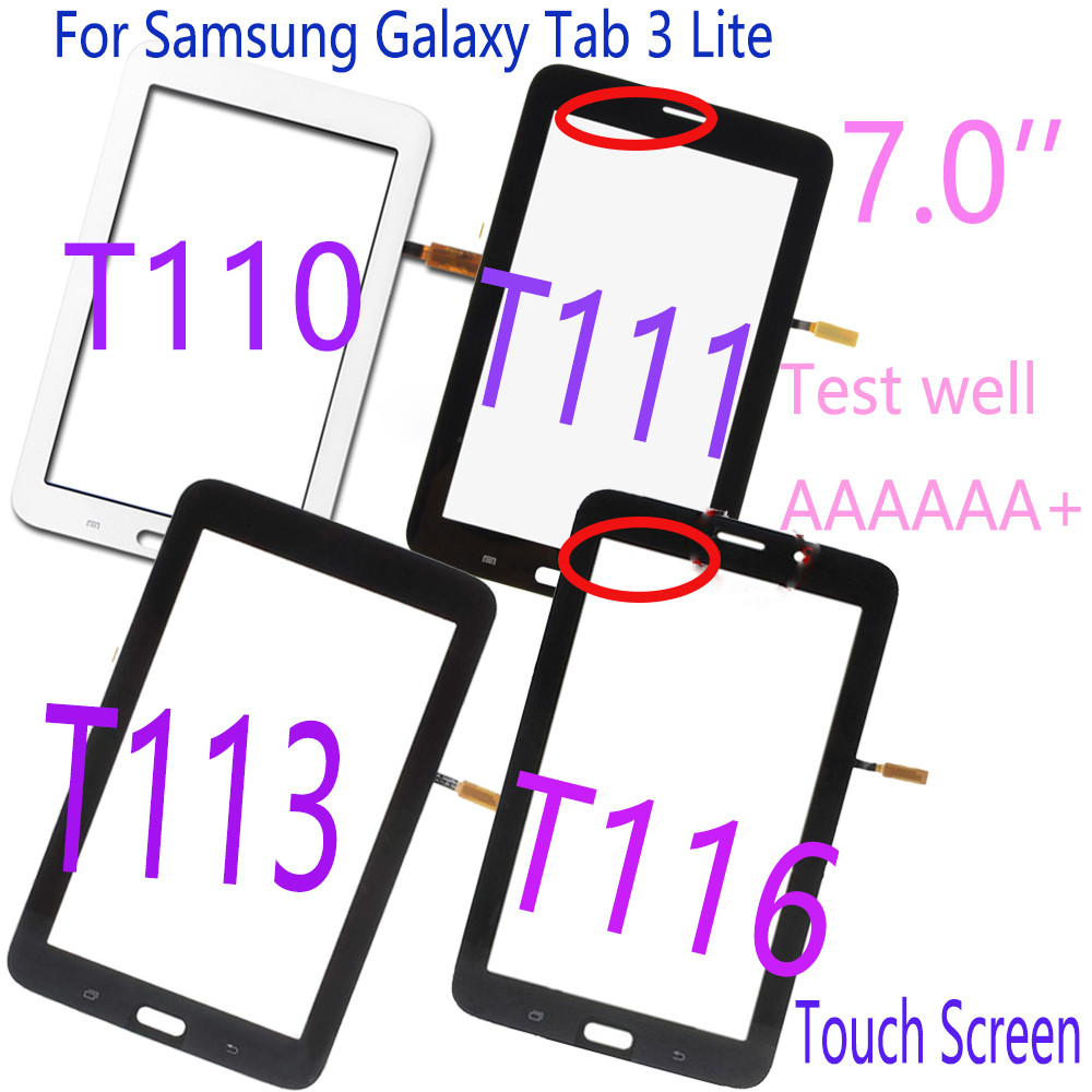 Test 7.0 in For Samsung Galaxy Tab 3 SM-T110 SM-T111 SM-T113 SM-T116 Tou Screen gitizer Panel T110 T