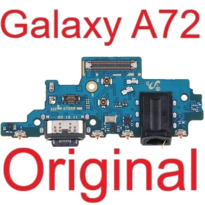 Papan Cas Konektor Charger Samsung A72 A725F Original
