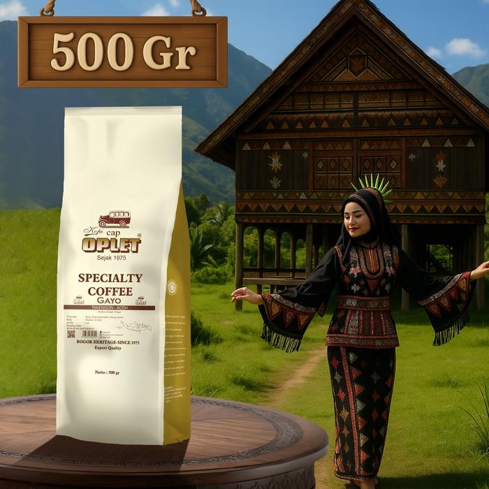 

[Promo] KOPI OPLET SPECIALTY COFFEE - ACEH GAYO - 500 gram - Biji Matang