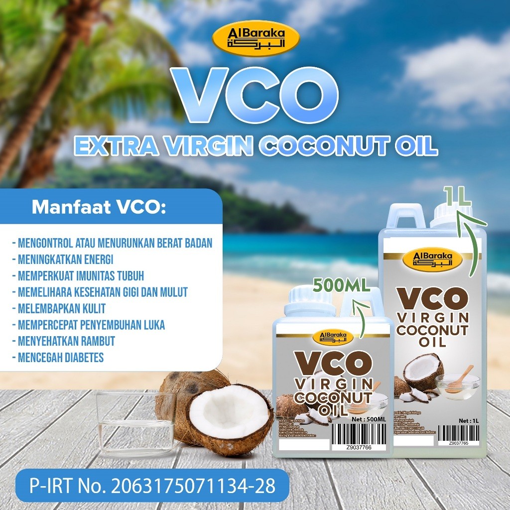 

AL BARAKAH VIRGIN COCONUT OIL 1LTR