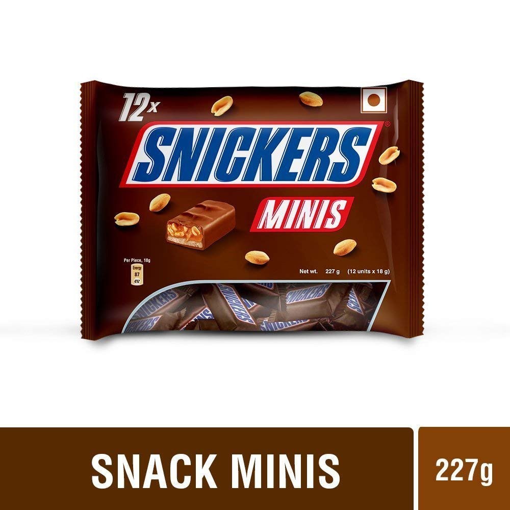 

Coklat SNICKERS Minis 227gram asal Eropa