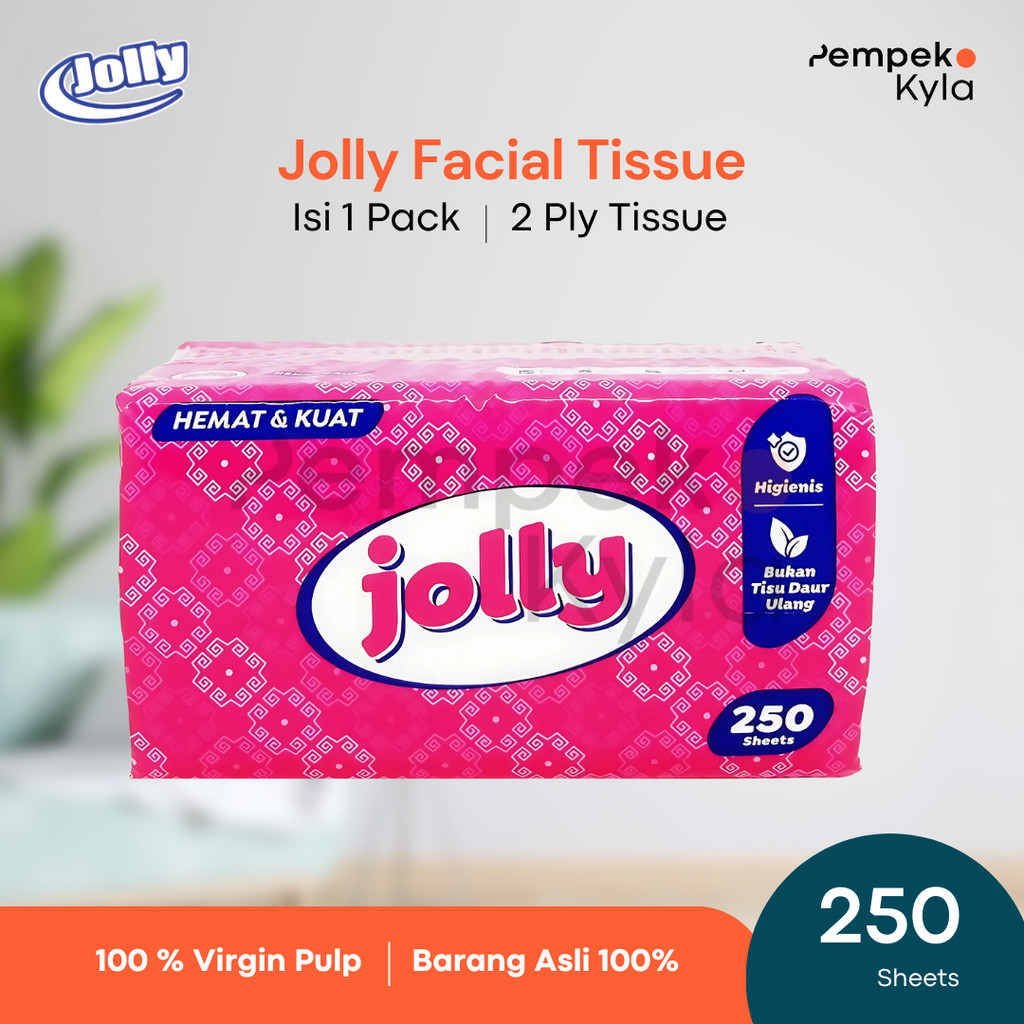 tissue jolly 250 sheets / tissue facial 250 sheets / jolly 250