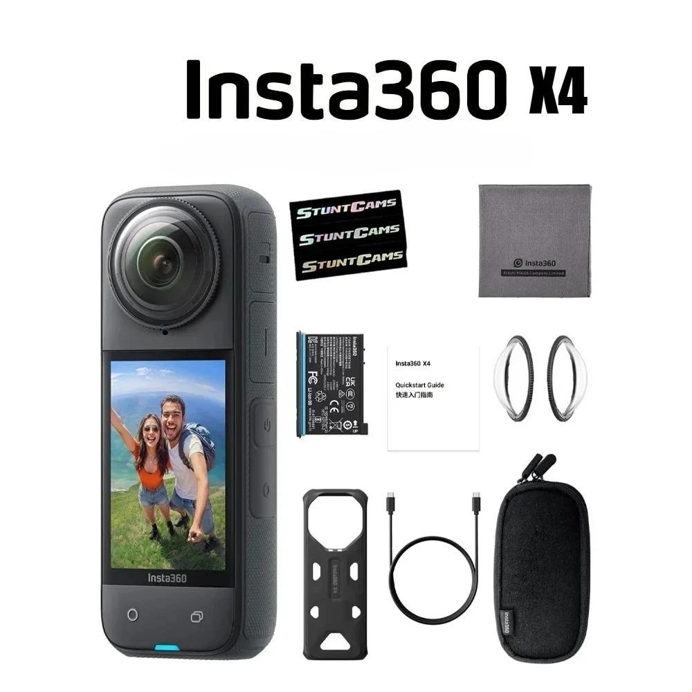 Insta360 X4 - Waterproof 8K 360 Action Camera 4K Wide-Angle Video AI Editing Stabilization for Sport