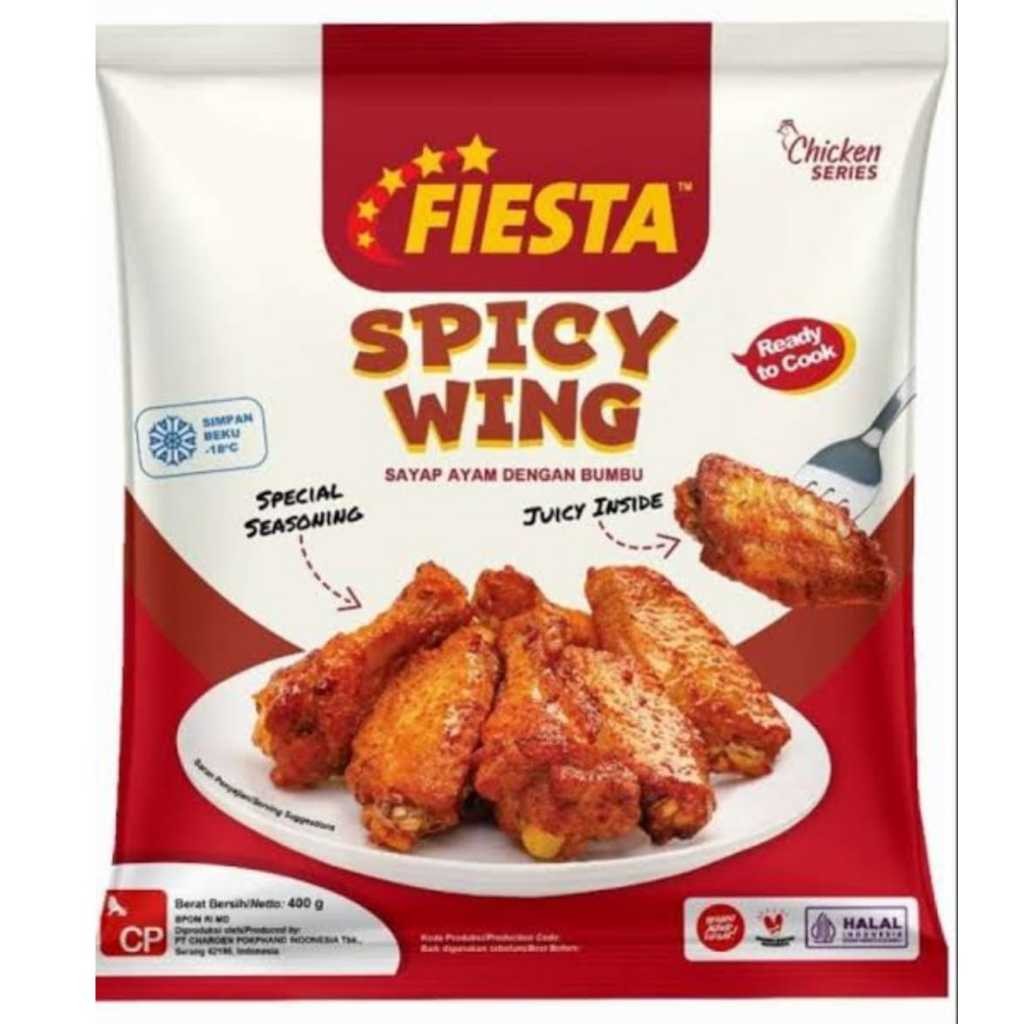 

FIESTA SPICY WING 400GR SAYAP AYAM BERBUMBU