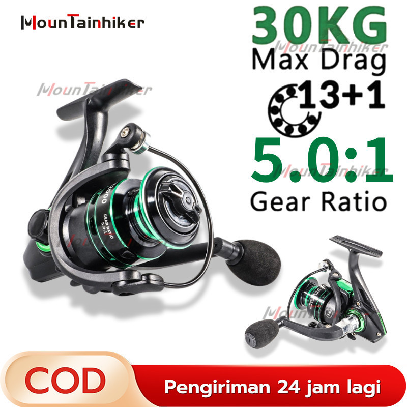 【COD】reel pancing asli besi fishing reel 30kg DN2000-7000 / Reel Pancing Murah Kuat Power Handle/ Re