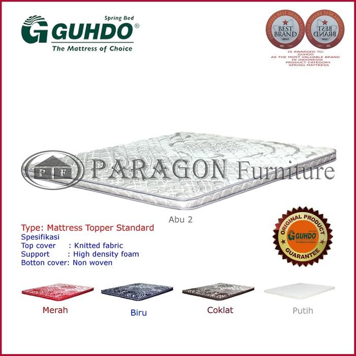 Guhdo Spring bed  Mattress Topper Standard Rebonded foam 90 100 120 140 160 180 200x200 T 7 cm (Tanp