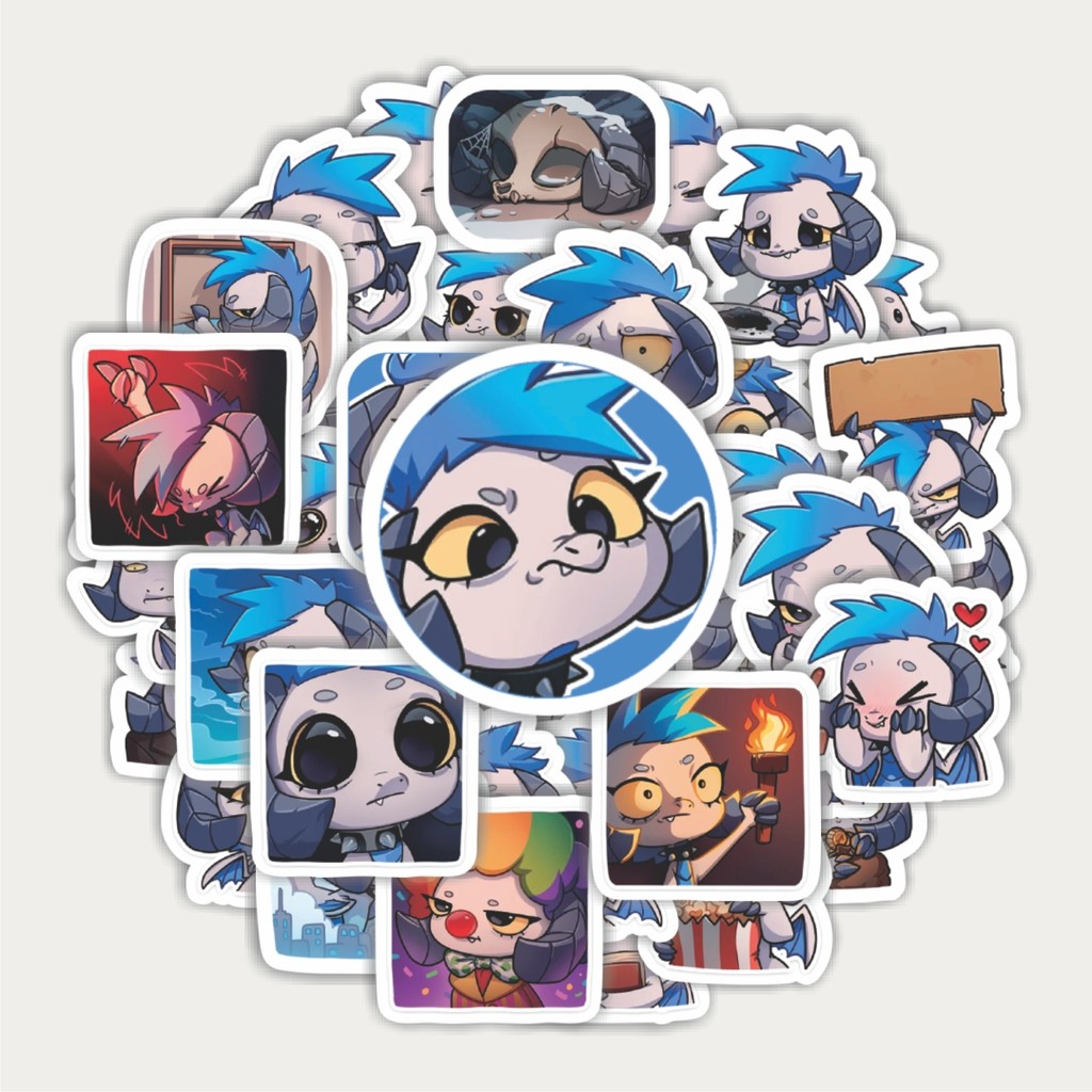 

Sticker Pack Stiker Funny Character Frizy The Little Dragon | Sticker TUMBLR | Stiker LAPTOP KOPER HELM