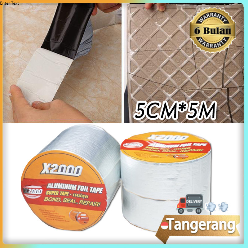 5m Lakban Anti Bocor X2000 /  Lakban Super Kuat Lakban Anti Air / Pita Atap Super