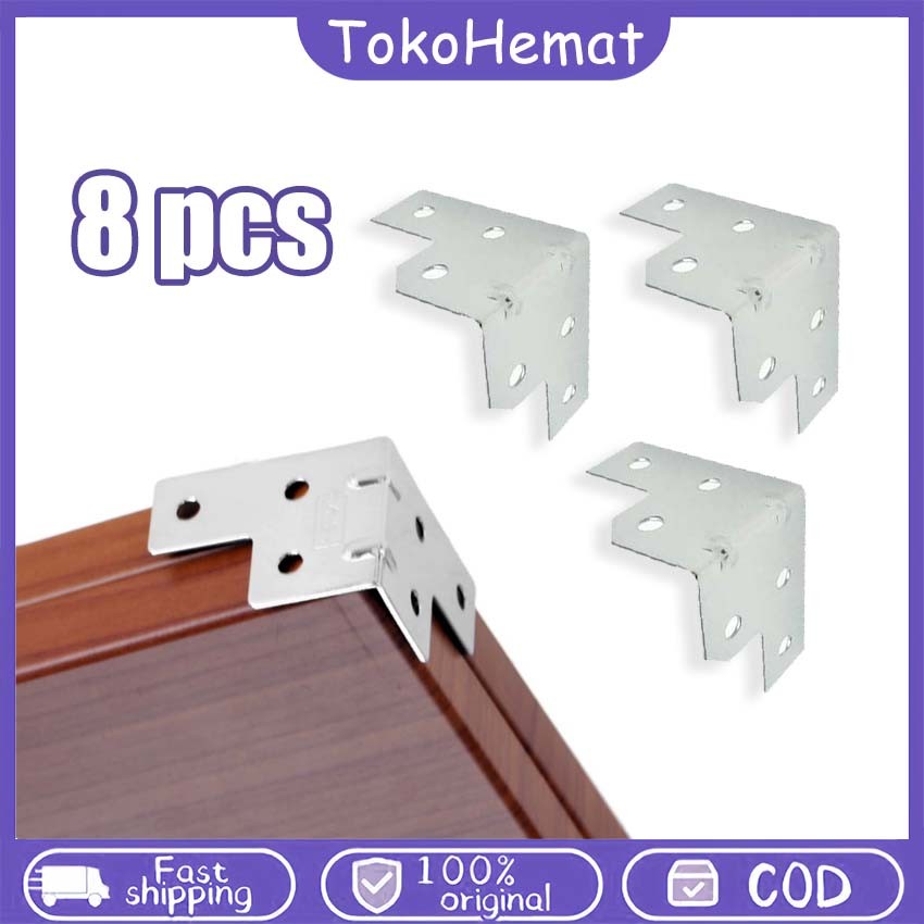 8PCS Siku L Pojok Besi Siku Hardcase Siku Samping Siku Box Hardcase Siku L