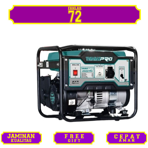 Yamamax Pro Genset /Mesin Generator Bensin/Genset Listrik Berkwalitas