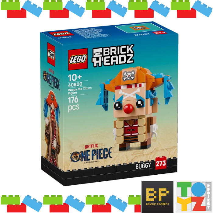 Lego 40800 Brick Headz - Buggy the Clown Figure