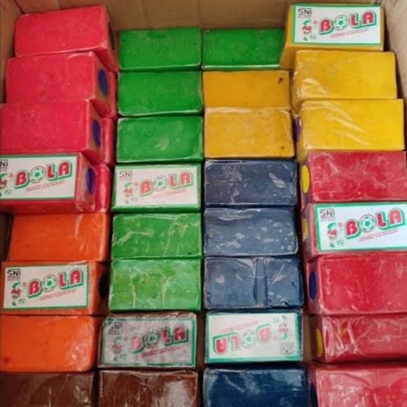 Lilin mainan anak/lilin mainan besar/playdoh/lilin mainan merek bola - pink