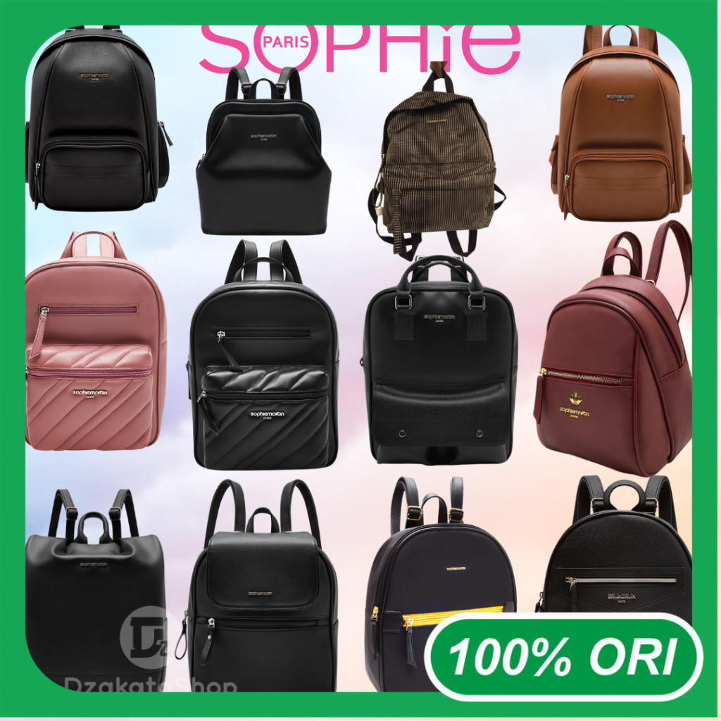 Sophie Martin Paris Tas RANSEL SERIES KatalogTerbaru Gagnier Capriolla Elettra Chanza Osannia Fluer 