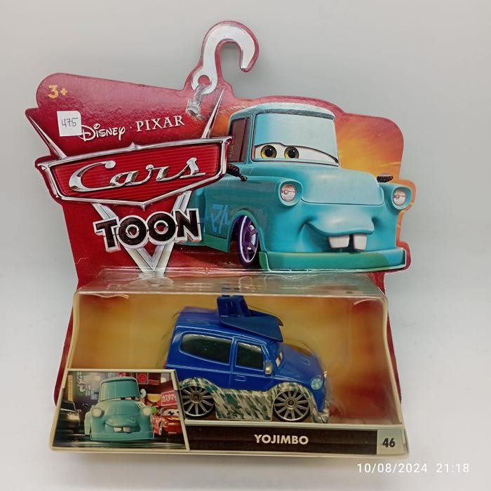 MAINAN... Disney Pixar Cars Toon Yojimbo Mattel Diecast 1:55