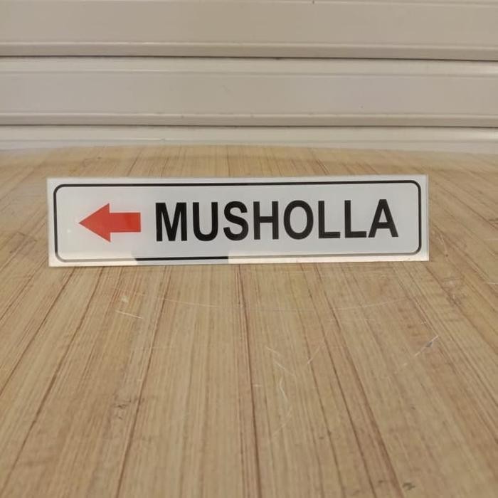 

SIGN AKRILIK K3 RAMBU MUSHOLA ARAH KIRI UKURAN 5X20CM