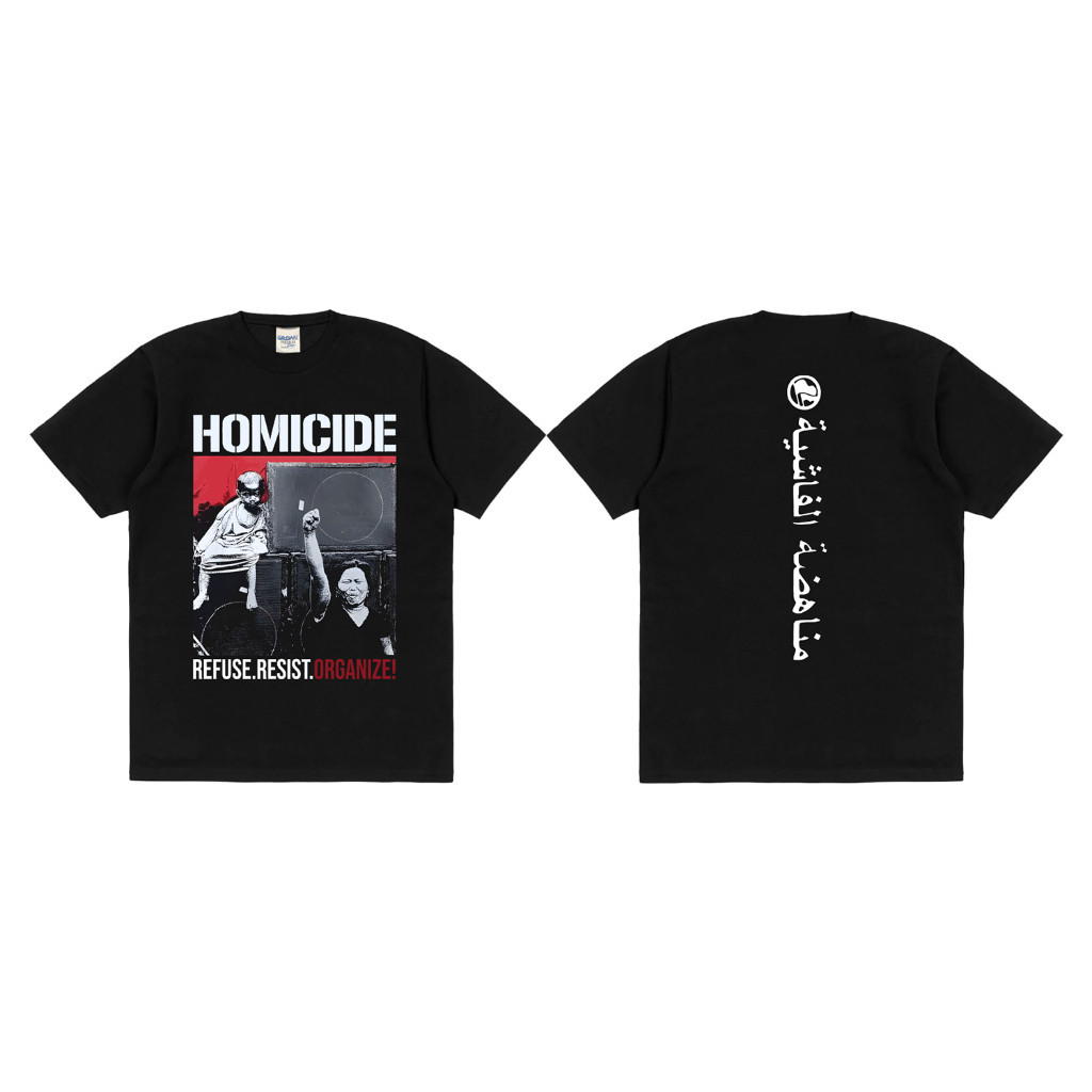 HOT 【ORIGINAL】 Rockermusic T-shirt Band Homicide Rusuh