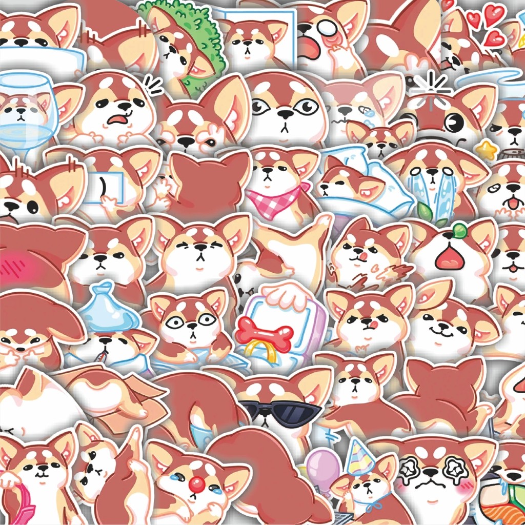 

Stiker Cutting Pack Stiker Funny Character Baton The Good Dog Isi 100Pcs Series Aesthetic Lucu Keren Untuk Koper Bahan Vynil