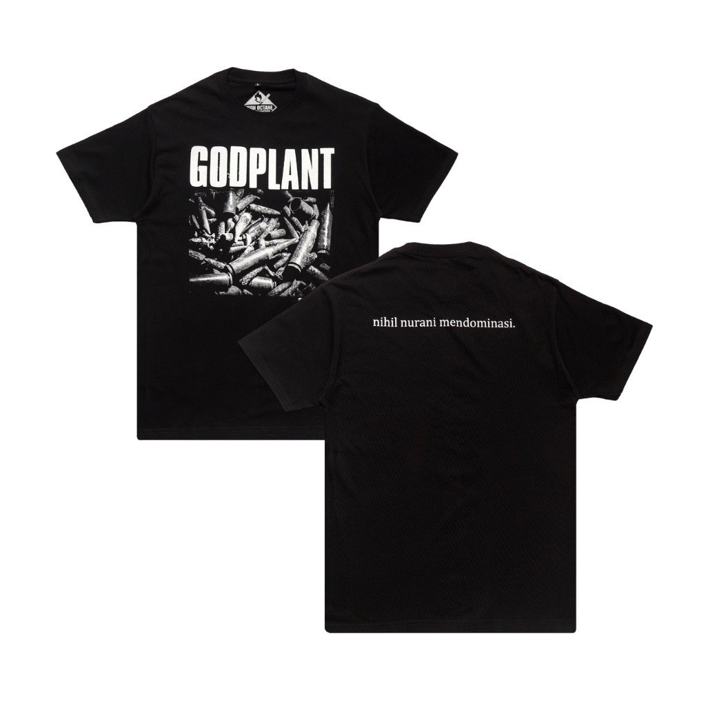 HOT 【COD】Godplant - Radikal Tshirt - Black/ OKE T-Shirt Tee
