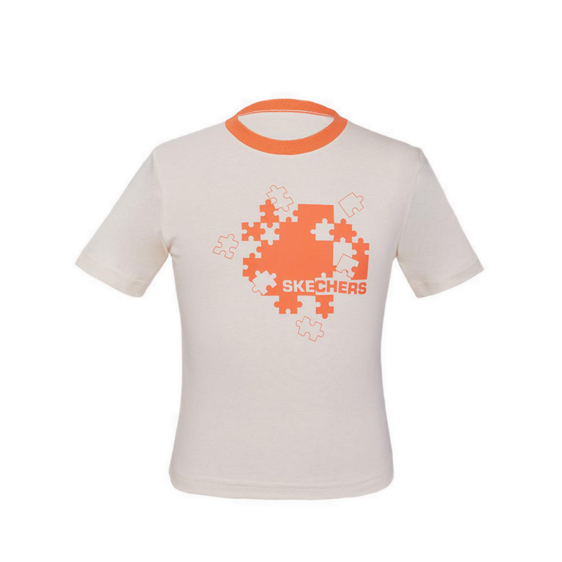 Skechers Toddler Puzzle Tshirt Boys - Beige