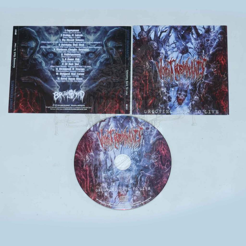 CD - VOMIT REMNANTS - Grooving Back To Live