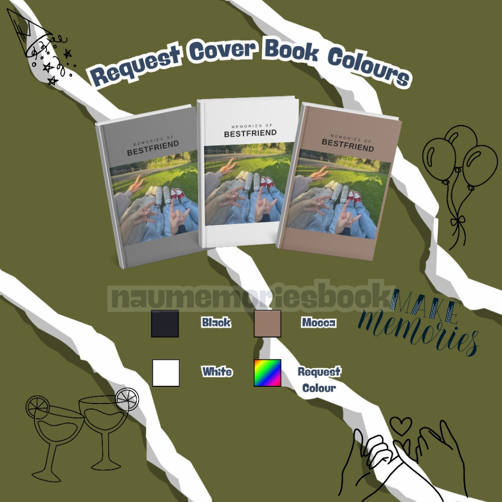 Memories Book Tema Best Friend Hampers Kado Custom | Gift Anniversary