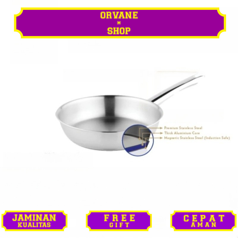bima frypan heritance pro-lite /fru pan stainless bima