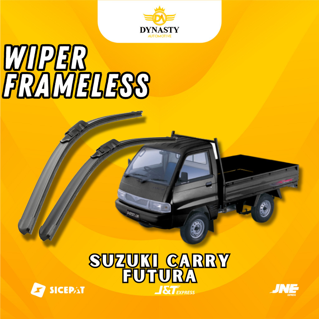 Wiper Blade Suzuki Carry Futura Soft Wiper Mobil Tanpa Rangka Besi Kipas Kaca Mobil Carry Futura W10