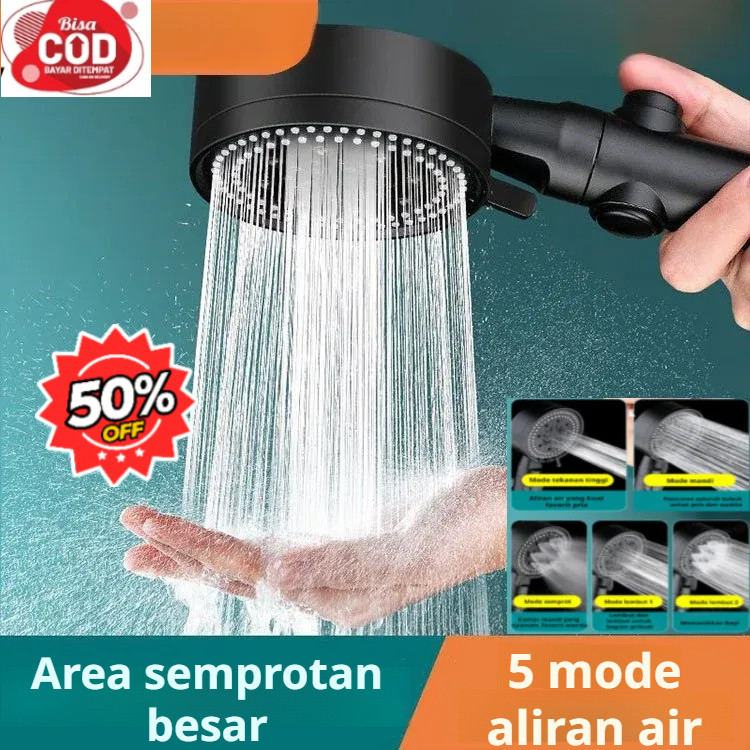【Tekanan Tinggi】Kepala Shower Peningkat Tekanan Untuk Mandi/Pipa Fleksibel/Pancuran Mandi [Kepala Sh