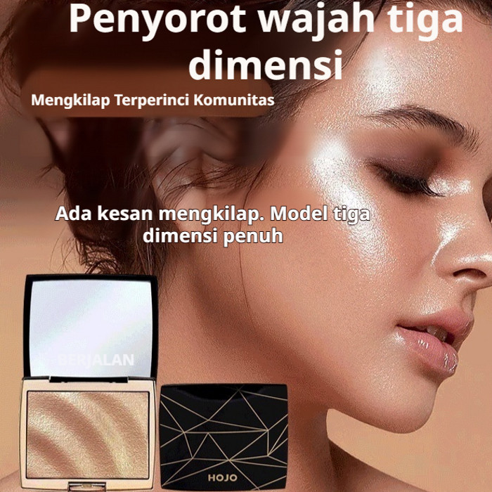 ⭐COD+24H Pengiriman Cepat⭐Palet Kontur Bubuk Sorotan 3D/ Bedak Highlighter 3d/palet Kontur Bubuk Sor