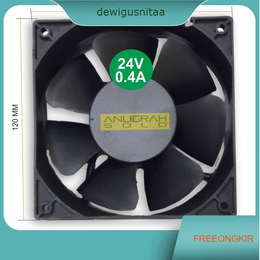 DC BALL BEARING FAN 12X12 BRUSHLESS FAN 24V