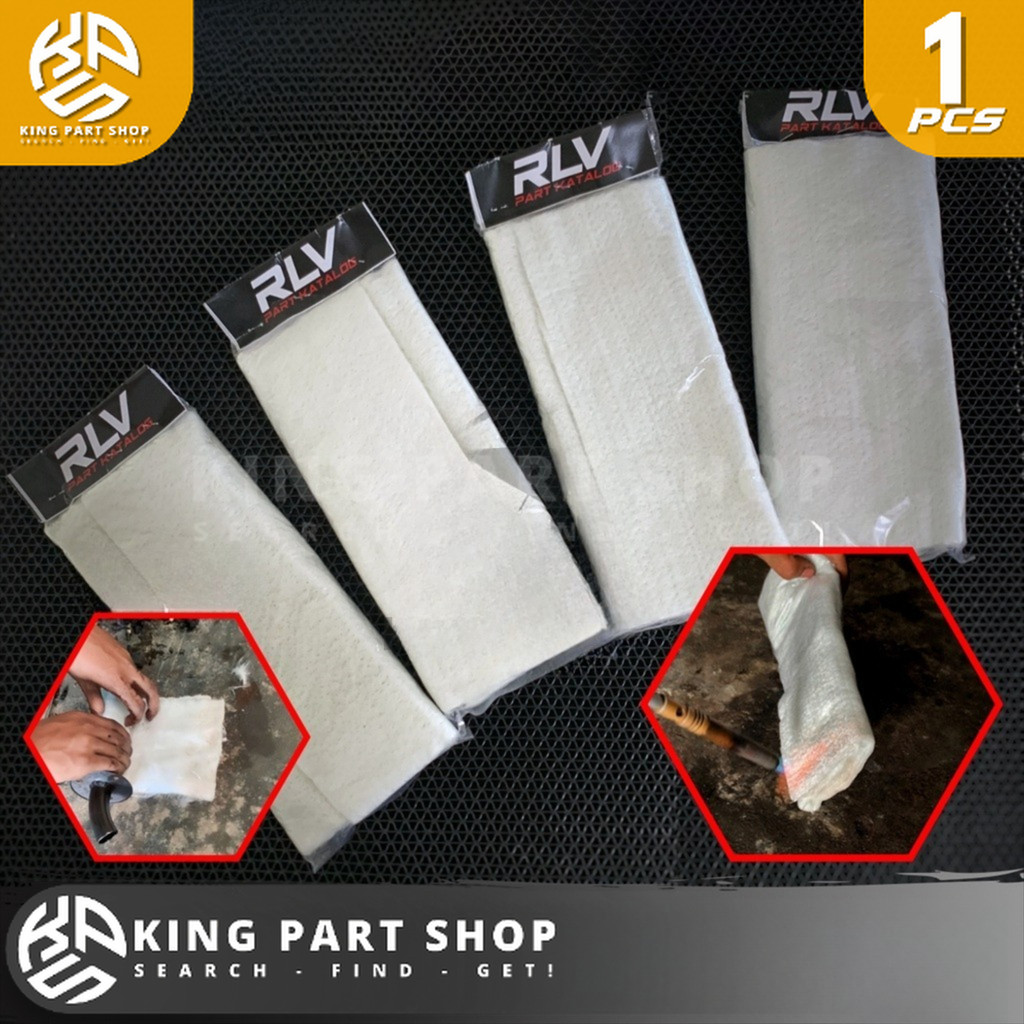 Glasswool Gasbul Knalpot Anti Bakar Gaswool Knalpot Motor