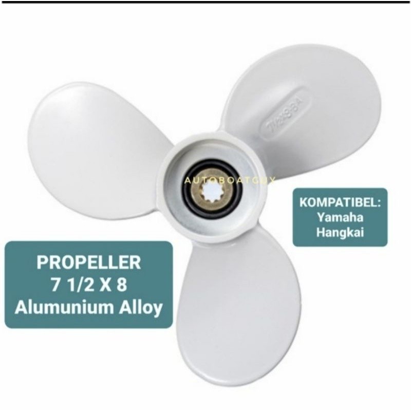 Kipas Propeller Baling Baling Mesin Tempel Yamaha 4 dan 5 PK