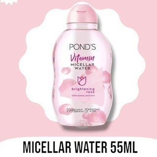 PSP POND'S Ponds Vitamin Micellar Water Makeup Remover Brightening Rose 50Ml - Pond's Vitamin Micell