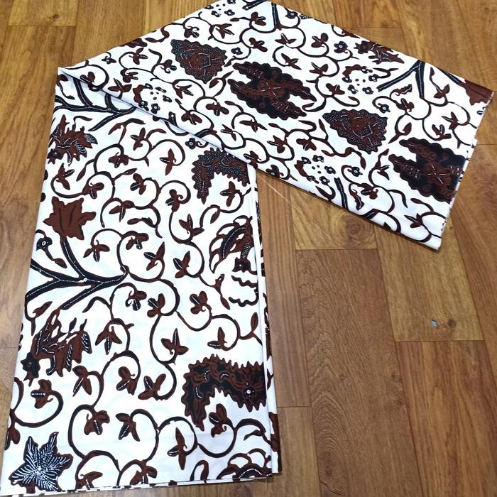 kain batik jarik samping motif wahyu tumurun latar putih jogja solo