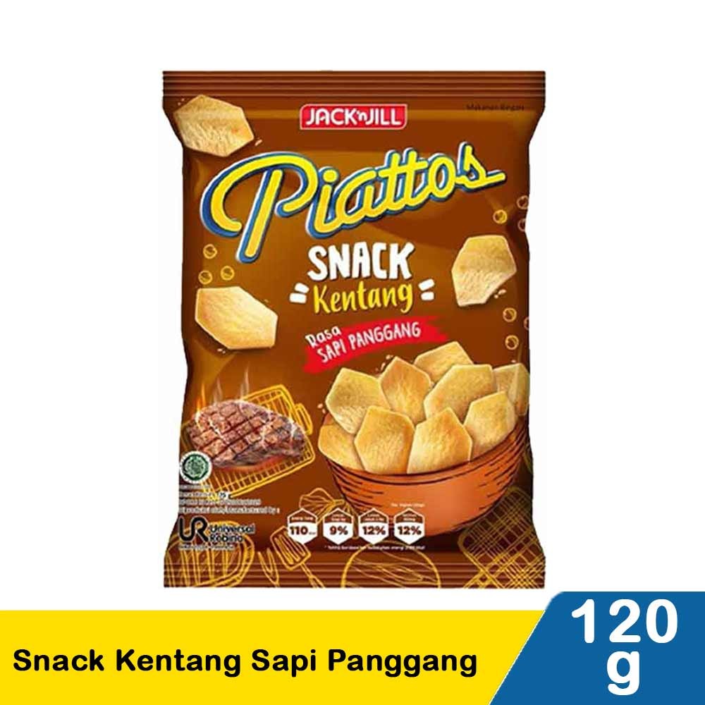 PIATTOS SNACK KENTANG SAPI PANGGANG 120g